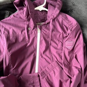 Champion Purple Windbreaker Jacket